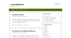 Desktop Screenshot of loudsoftware.com
